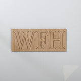 WFH Wall Art Sign - Stag Design