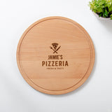Premium Large Personalised Pizza Serving Board - Stag Design