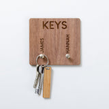 Personalised key ring holder - Stag Design