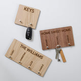 Personalised key ring holder - Stag Design