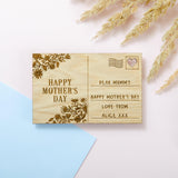Mother's Day wooden postcard - Stag Design