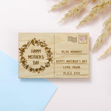 Mother's Day wooden postcard - Stag Design