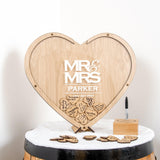 Heart shaped dropbox guest book - Stag Design