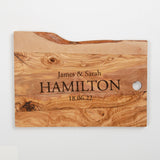 Personalised olive chopping board - Stag Design