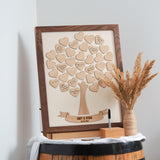 Wedding tree guest book frame - Stag Design