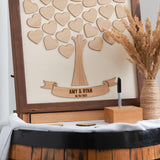 Wedding tree guest book frame - Stag Design
