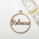 Personalised Christmas bauble decoration - Stag Design