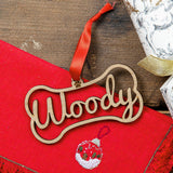 Dog bone Christmas tree decoration - Stag Design
