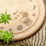 Mother's Day gin board and card gift set - Stag Design