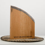 Whisky cask chopping board - Stag Design