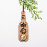 Christmas beer cap bottle bauble - Stag Design