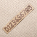 Personalised wooden number puzzle - Stag Design