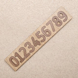 Personalised wooden number puzzle - Stag Design