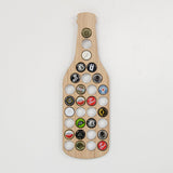 Beer cap bottle shape wall hanging - Stag Design