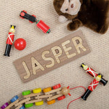 Personalised wooden name puzzle - Stag Design