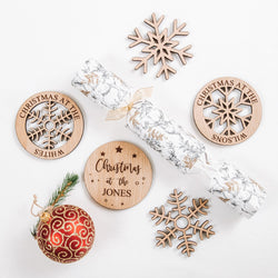 Family Christmas coaster - Stag Design