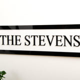 Personalised street sign - Stag Design