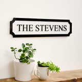 Personalised street sign - Stag Design