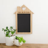 Personalised house chalkboard - Stag Design