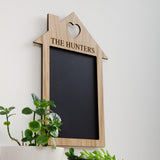 Personalised house chalkboard - Stag Design