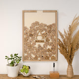 Alternative wedding initial rectangle dropbox guest book - Stag Design