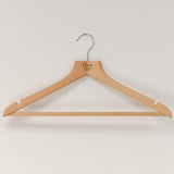 Personalised wedding beech coat hangers - Stag Design