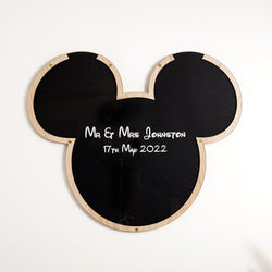 Mouse ears guest book (Mickey Mouse Theme) - Stag Design