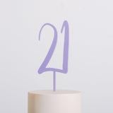 Birthday age cake topper - Stag Design