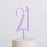 Birthday age cake topper - Stag Design