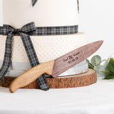 Personalised wedding cake knife - Stag Design