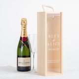 NEW! Personalised engagement bottle box - Stag Design