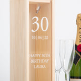NEW! Personalised birthday bottle box - Stag Design
