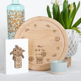 Mother's Day gin board and card gift set - Stag Design