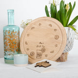 Mother's Day gin board and card gift set - Stag Design