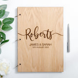 NEW! Personalised wooden A4 folder - Stag Design