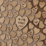 NEW! Alternative circle of hearts wedding guest book - Stag Design