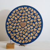NEW! Alternative circle of hearts wedding guest book - Stag Design