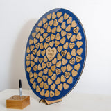 NEW! Alternative circle of hearts wedding guest book - Stag Design