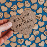 NEW! Alternative circle of hearts wedding guest book - Stag Design