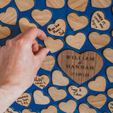 NEW! Alternative circle of hearts wedding guest book - Stag Design