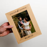 NEW! Oak wedding photo frame - Stag Design