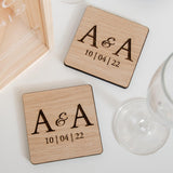 NEW! Personalised Mr & Mrs bottle box - Stag Design