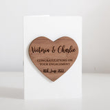 NEW! Personalised engagement card - Stag Design