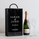 NEW! Personalised double bottle box - Stag Design