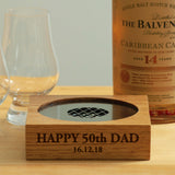 Personalised bottle glorifier with LED up light - Stag Design