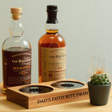 Personalised bottle glorifier with LED up light - Stag Design