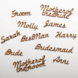 Table place names - for weddings and all special occasions - Stag Design