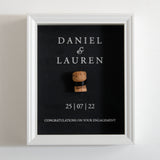 First toast cork saver memory box frame