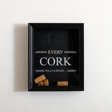 'Every cork tells a story' frame - Stag Design