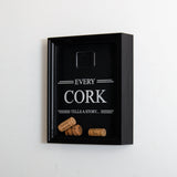 'Every cork tells a story' frame - Stag Design